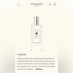 Jo Malone English Pear & Fresia Hair Mist